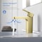 Kibi Blaze Single Handle Bathroom Vanity Sink Faucet with Pop Up Drain C-KBF1017BG-KPW100BG - alternate 8